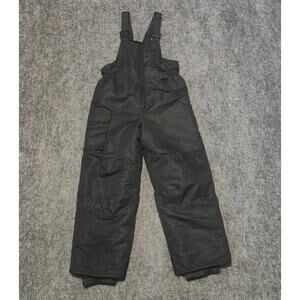 Cherokee Kids Insulated Black Snow Bib Overalls Kids Size Medium